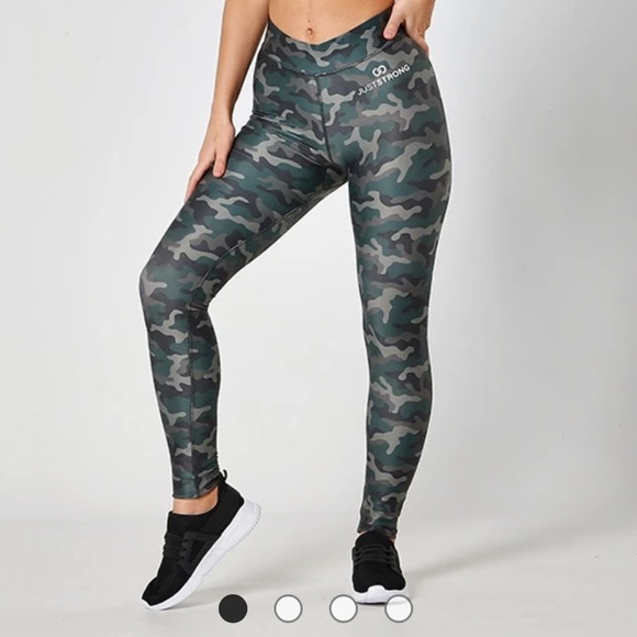 camo workout capris